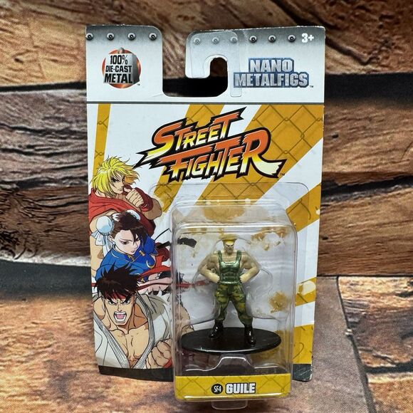 Jada Toys Street Fighter Nano Metalfigs Guile SF4 Die-Cast Figure Capcom MOC - Picture 1 of 7